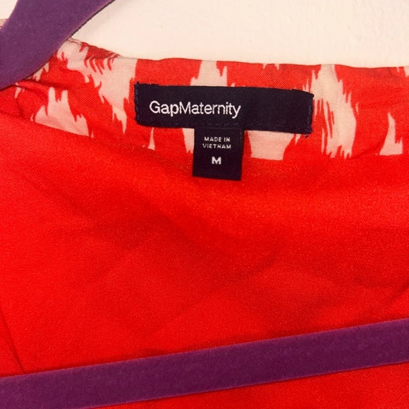 GAP maternity Red and White V-Neck Sundress - Picture 4 of 5